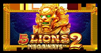 Обложка слота 5 Lions Megaways 2
