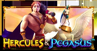 Обложка слота Hercules and Pegasus