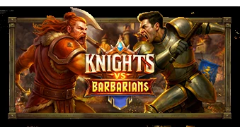 Обложка слота Knights vs Barbarians