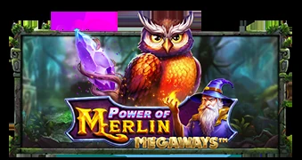 Обложка слота Power of Merlin Megaways
