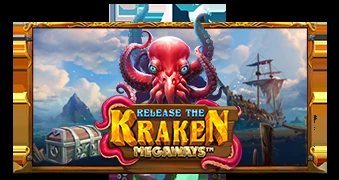 Обложка слота Release the Kraken Megaways