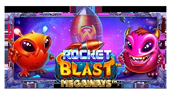 Обложка слота Rocket Blast Megaways