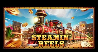 Обложка слота Steamin’ Reels