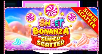 Обложка слота Sweet Bonanza Super Scatter