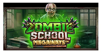 Обложка слота Zombie School Megaways
